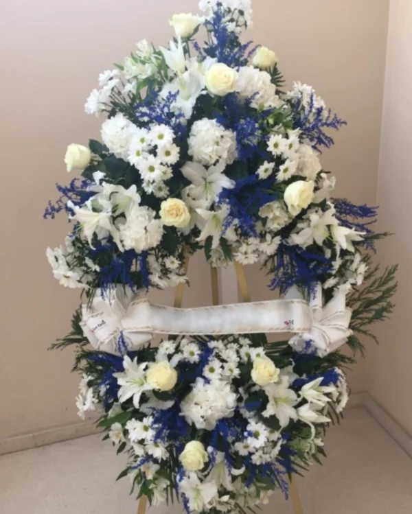 Corona Blanca y Azul Doble Cabezal Corona Blanca y Azul Doble Cabezal