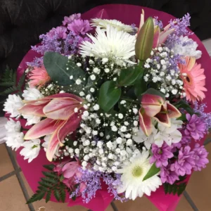 Inicio 29 Ramo Blanco y Rosa