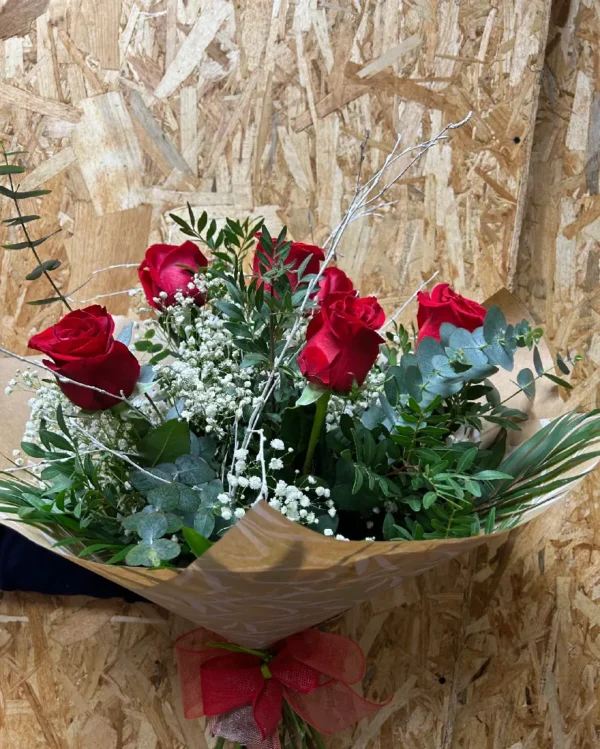 Ramo de 6 Rosas Rojas 2 Ramo de 6 Rosas Rojas 4