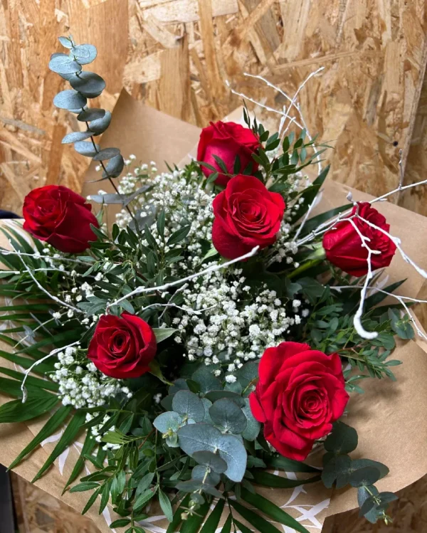 Ramo de 6 Rosas Rojas 1 Ramo de 6 Rosas Rojas5
