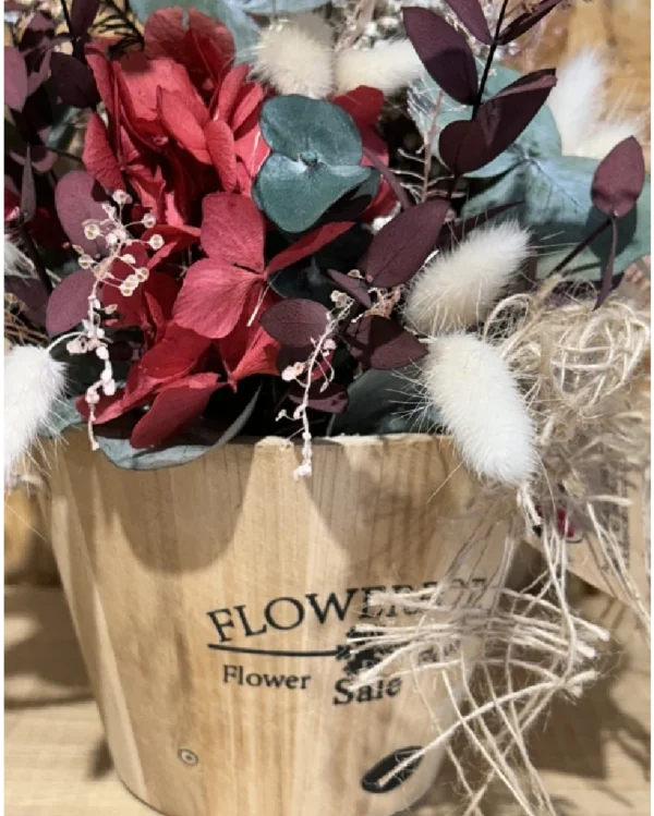 Base flower nature blanco y granate. 2 Base flower nature blanco y granate 2