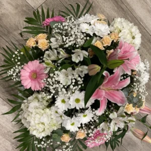 Inicio 55 Cesta de flores en tonos rosaceos 1