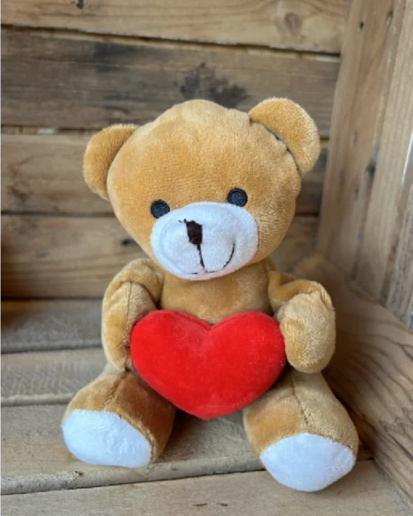 Peluche Oso Amoroso rojo