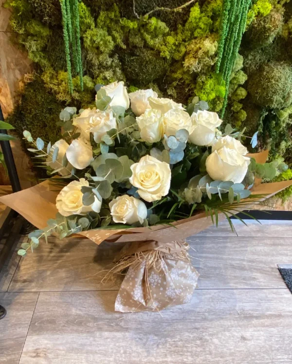 Ramo de 18 Rosas Blancas