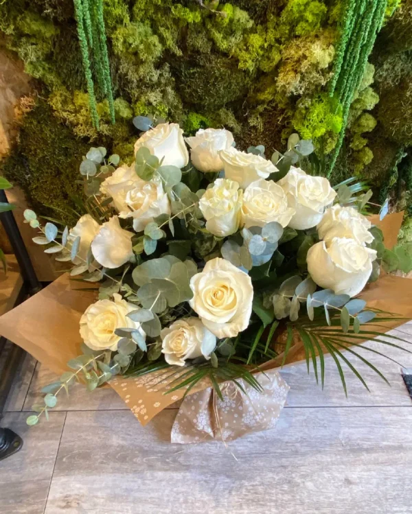 Ramo de 18 Rosas Blancas2