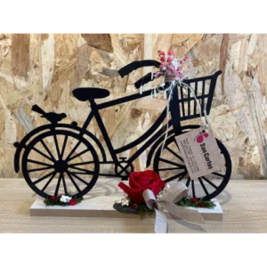 Bicicleta con Rosa Roja preservada. 7 Bicicleta con Rosa Roja preservada. - Imagen 4