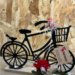 Bicicleta con Rosa Roja preservada. 4 Bicicleta con Rosa Roja preservada. - Imagen 1