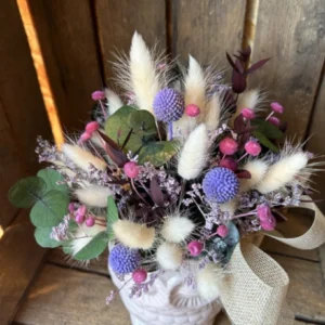 Búho vintage con flor preservada. 5 Búho vintage con flor preservada. - Imagen 3