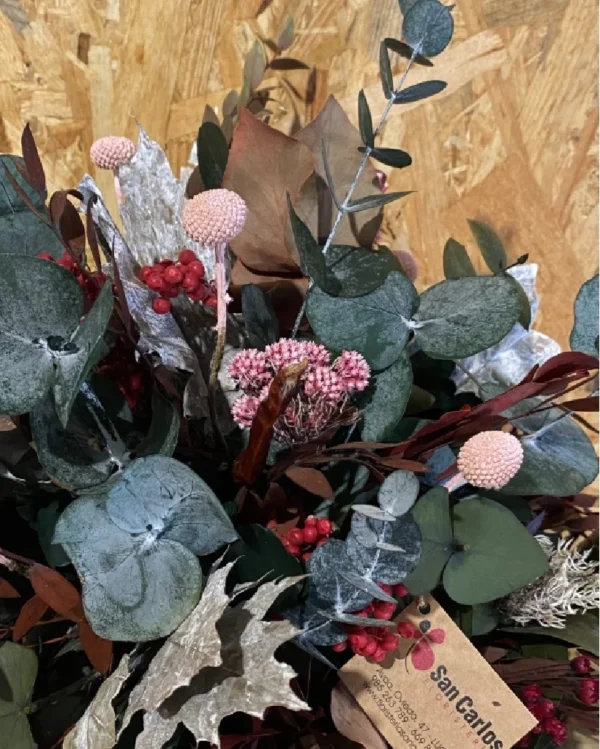 Centro eucalipto preservado en rodaja madera. 1 Centro eucalipto preservado en rodaja madera 2