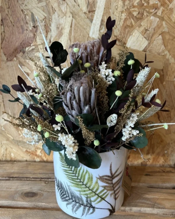 Centro proteas y helecho press nature. Centro proteas y helecho press nature