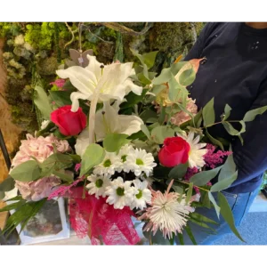 Inicio 22 Ramo rosa y blanco