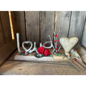 Love Metal y corazón con rosa preservada. 6 Love Metal y corazón con rosa preservada. - Imagen 3